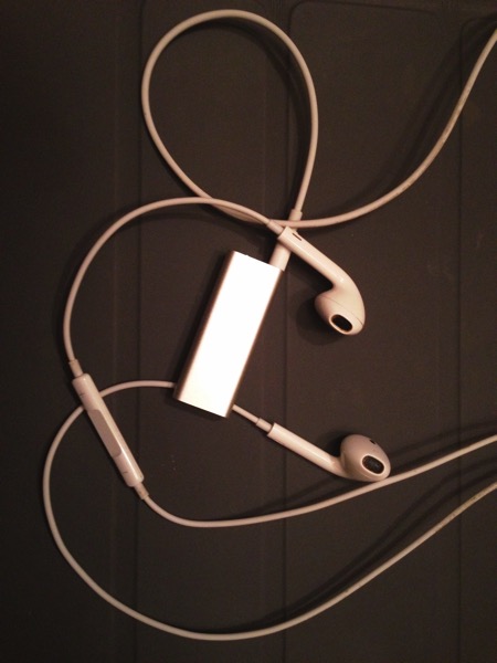Apple iPod shuffle 3rd Generation 4GB Black NOB w/ Cable & Earphones Bundle 